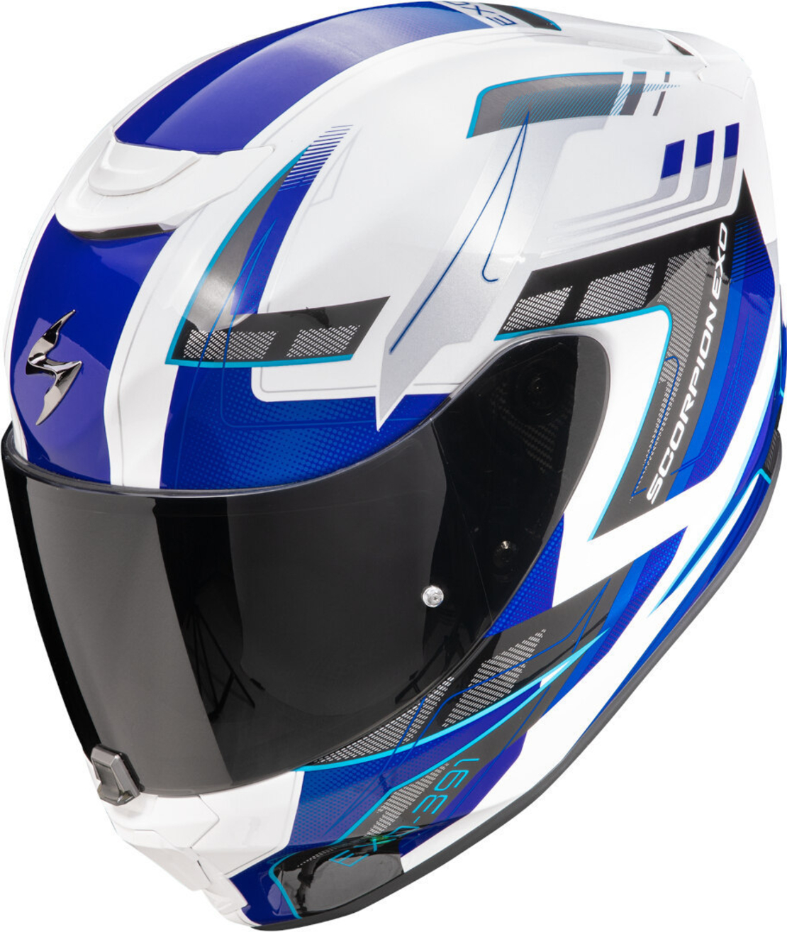 Каска SCORPION EXO 391 Captor WHITE/BLUE