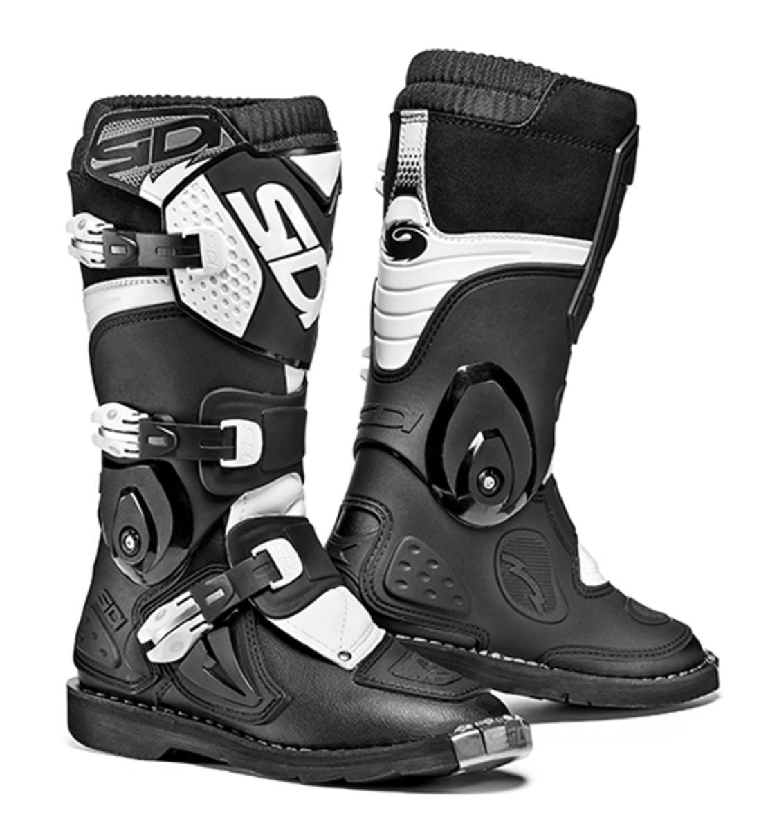 Детски мотокрос ботуши SIDI FLAME BLACK-WHITE