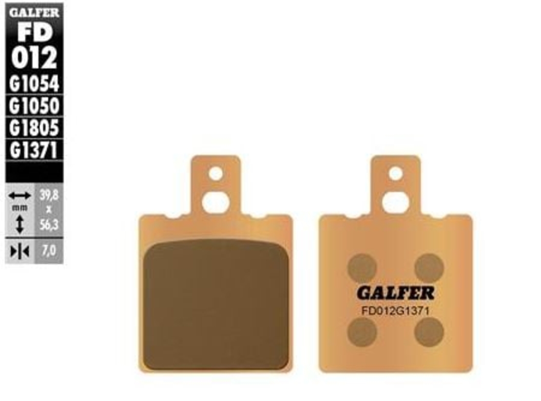 Предни/Задни мото накладки Galfer SINTERED COMPOUND FD012G1371
