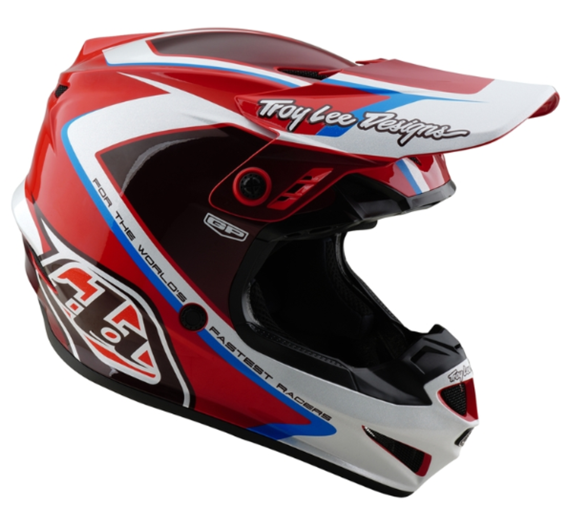 Детска мотокрос каска TROY LEE DESIGNS GP Shutter - Red/White