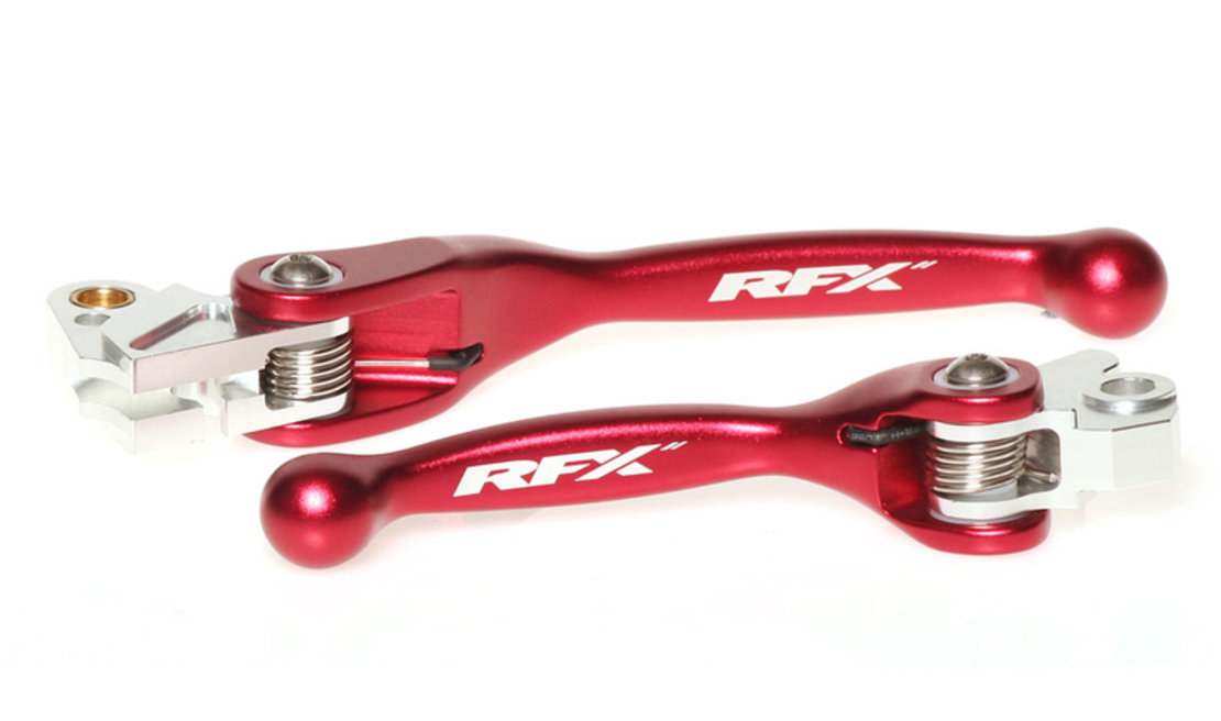 Комплект лостове Комплект лостове RFX Race Forged Flexible Lever Set (Red) KXF250/450 04-12 / YZ125/250 01-07 YZF250 01-06 YZF426/450 01-07