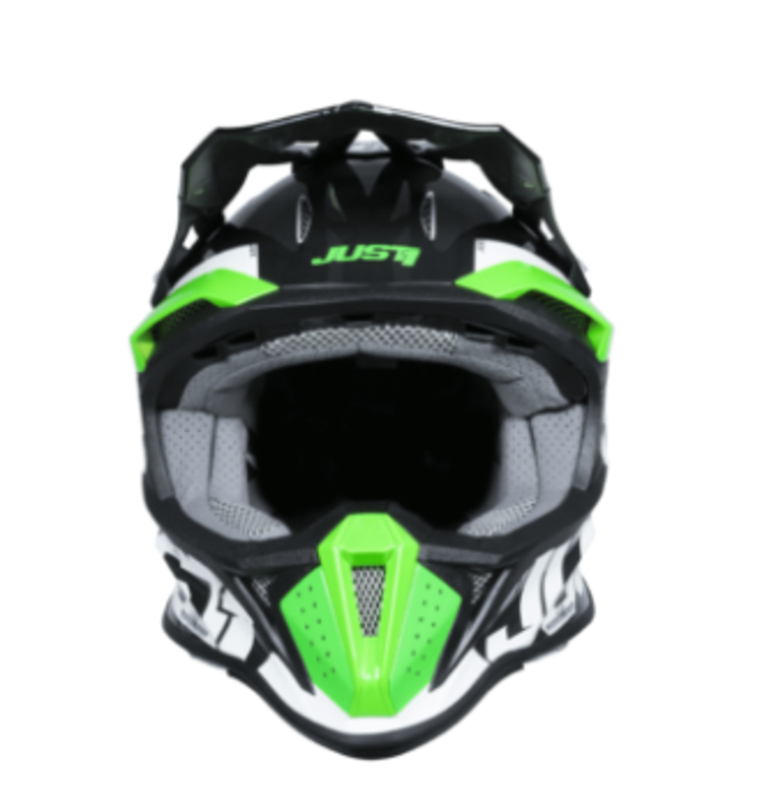 Mотокрос каска Just1 J-18 F Hexa Green Fluo/White/Titanium