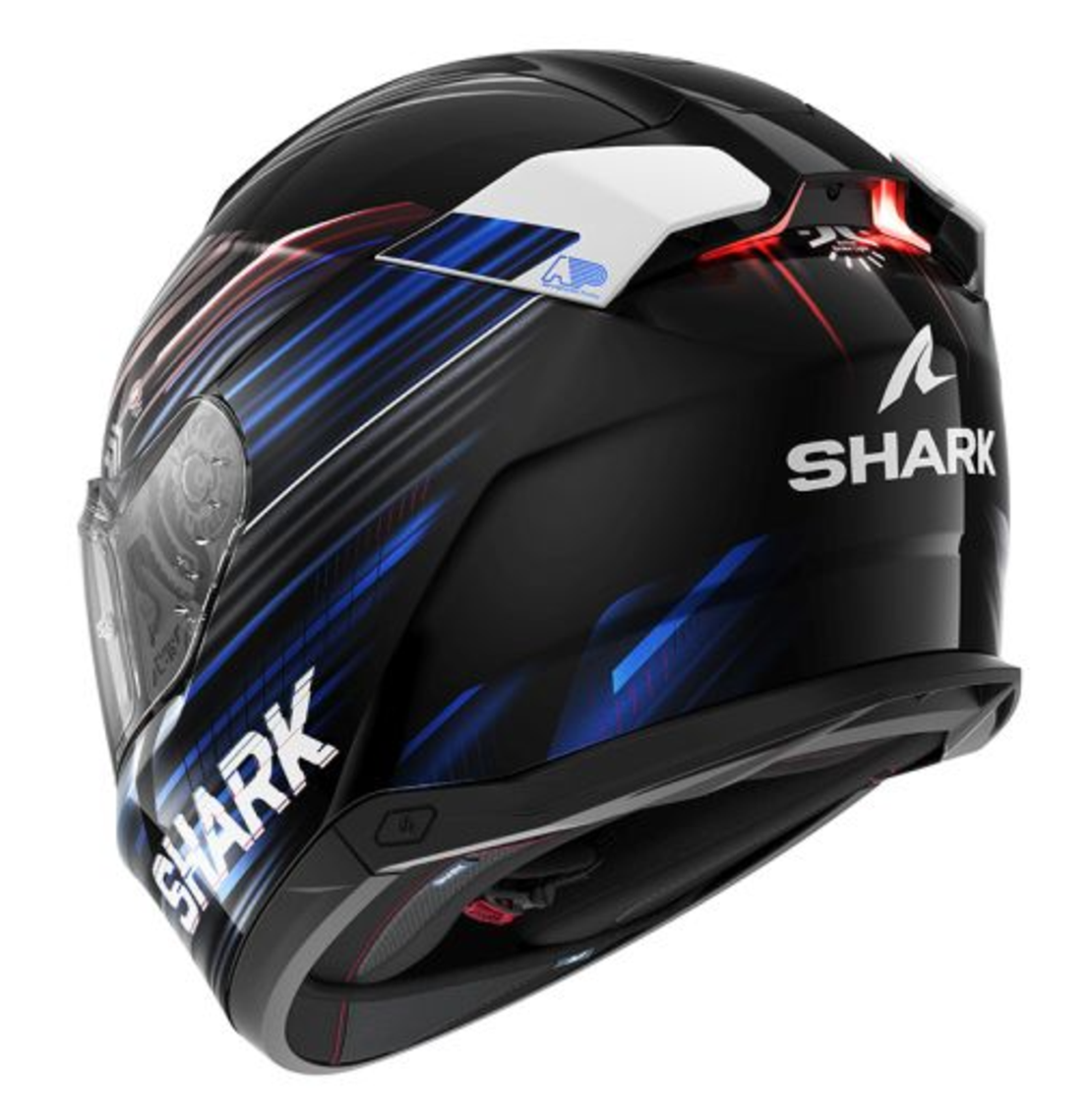 Каска SHARK SKWAL i3 LIGHT-BLUR BLACK/BLUE/RED