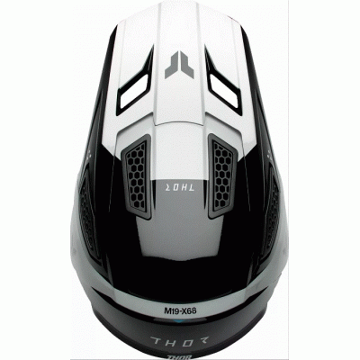 Мотокрос каска THOR FLEET STORM BLACK/WHITE