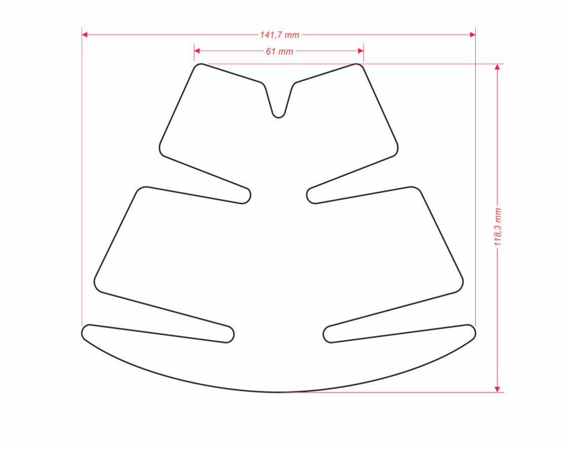 Протектор за резервоар   CGS749CP/PR3548