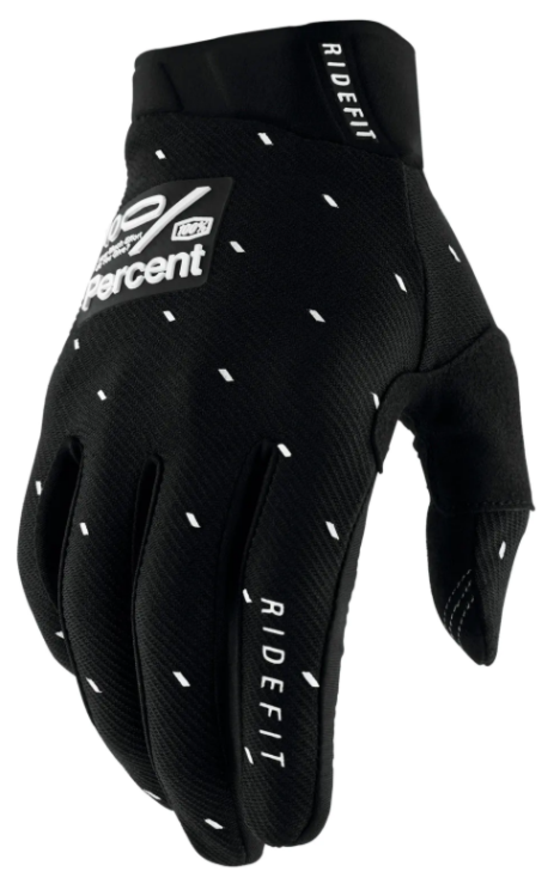 Мотокрос ръкавици 100% RIDEFIT SLASHER BLACK