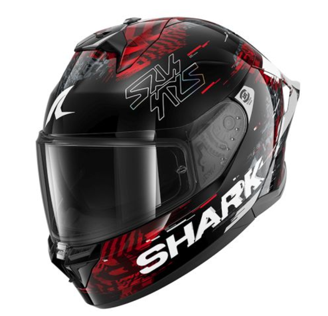 Каска SHARK SKWAL CUP SPEED-VIB BLACK/RED/SILVER