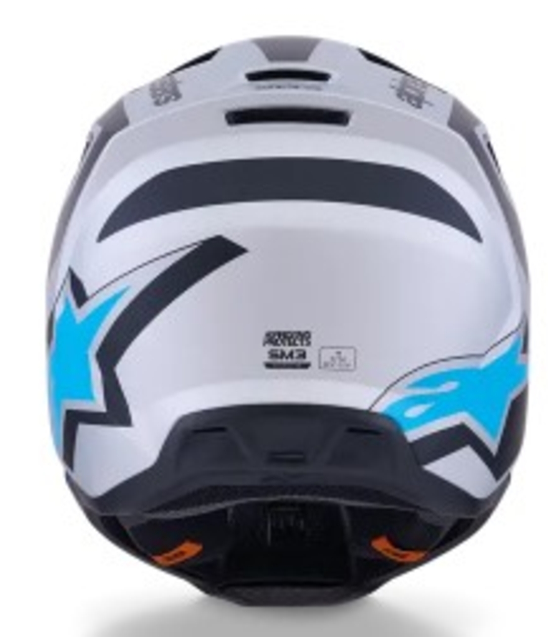Мотокрос каска ALPINESTARS SM3 HEAT SILV/BL/BLK