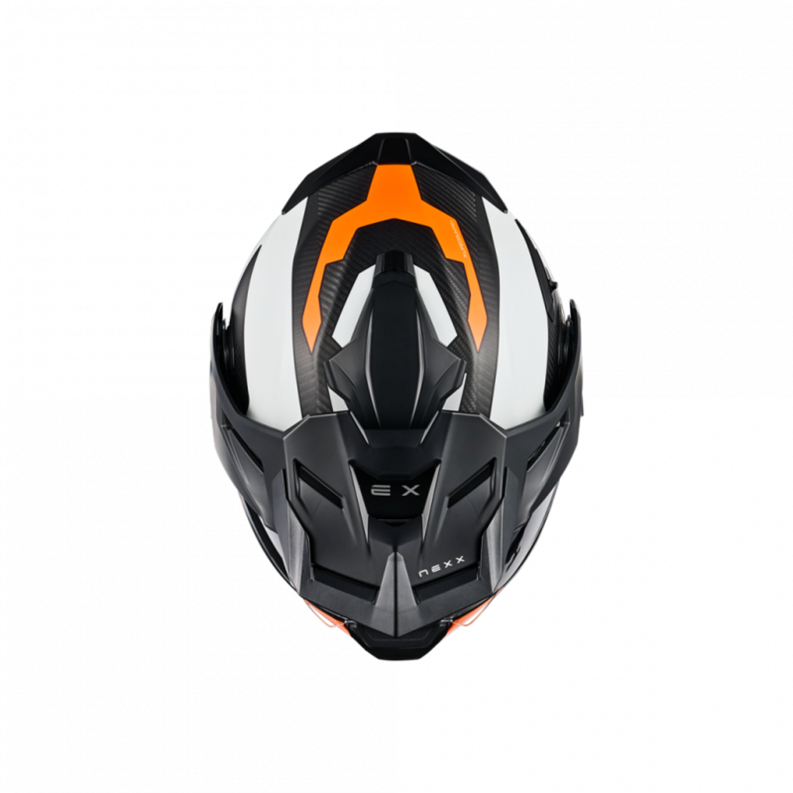 Адвенчър каска NEXX X.LIFECOUNTRY TERRA WHITE/ORANGE
