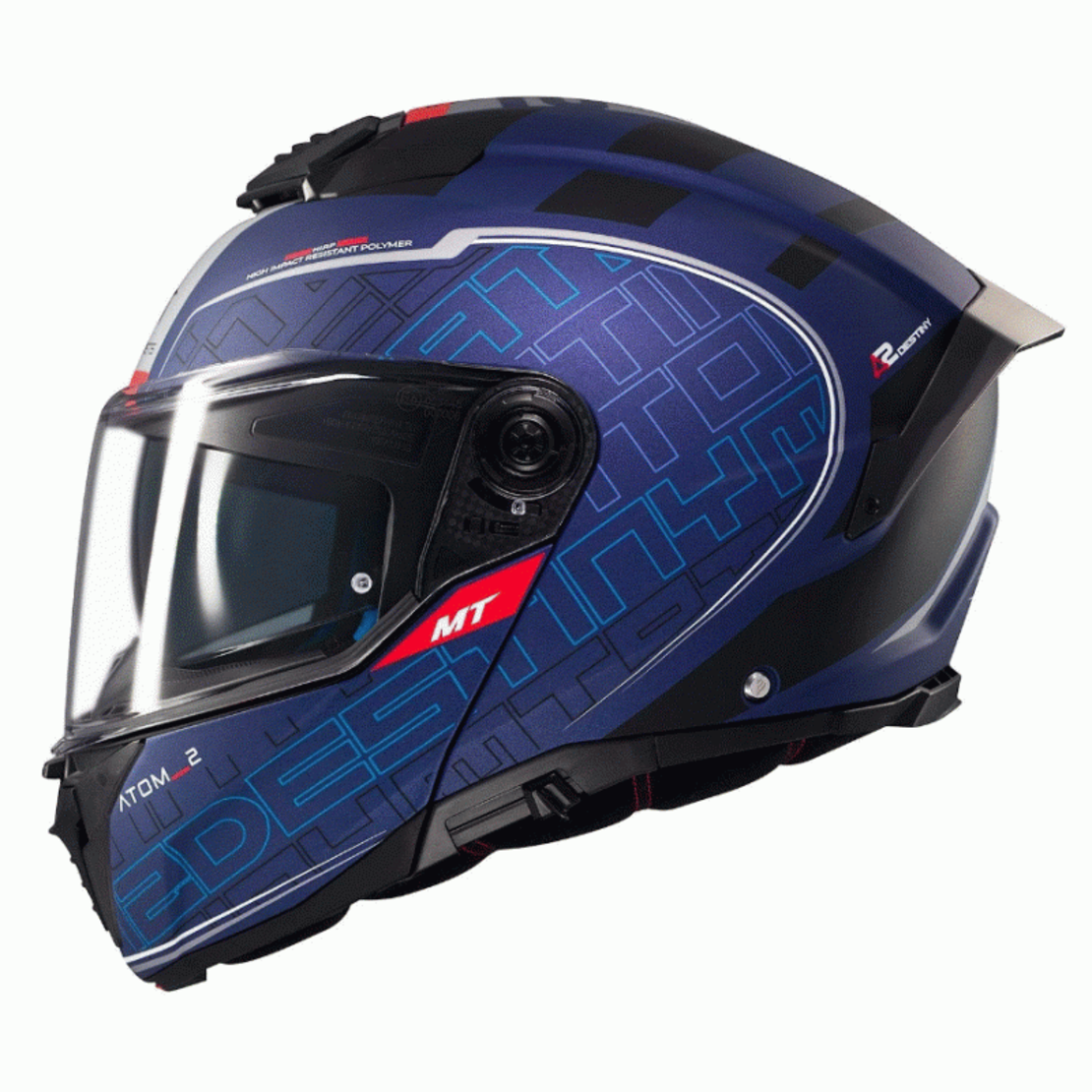 Отваряема каска MT ATOM 2 DESTINY C7 MATT