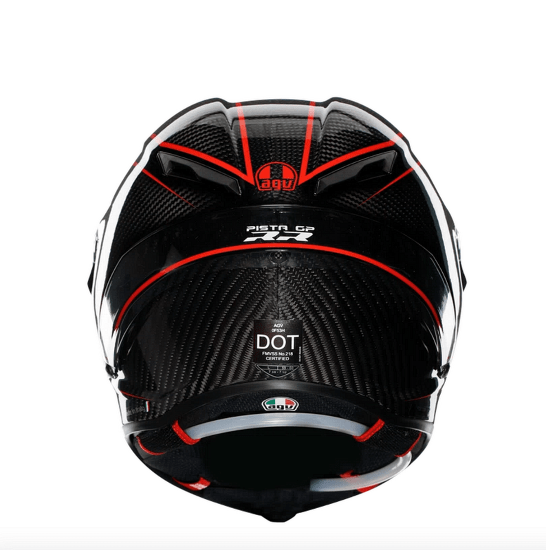 МОТО КАСКА AGV PISTA GP RR PERFORMANTE CARBON/RED