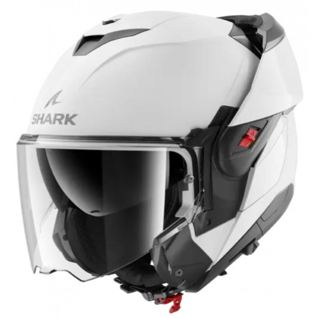 Модуларна каска SHARK OXO BLANK Pearly White