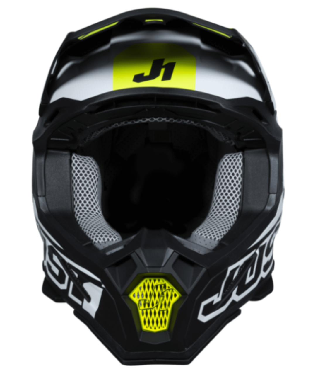Mотокрос каска Just1 J-22 F Dynamo Fluo Yellow/White/Black