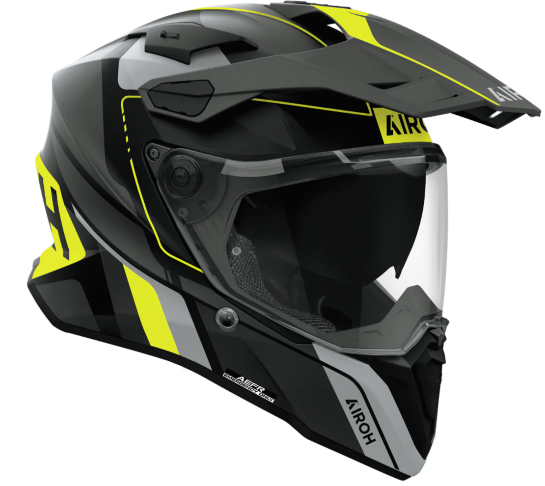 Каска AIROH COMMANDER 2 SKIP YELLOW MATT