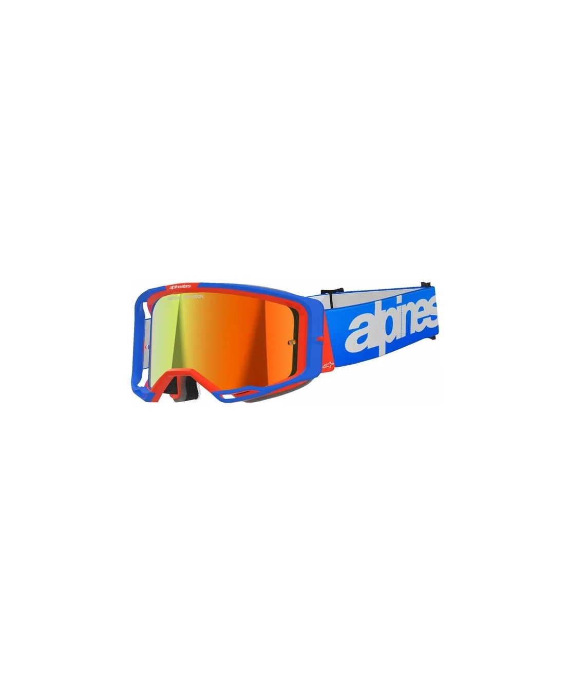 Мотокрос очила ALPINESTARS VISION 8 WORDMARK BL/ORG MIRROR-RED