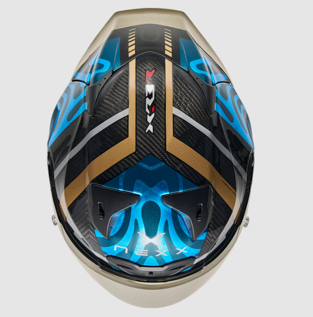 Каска NEXX X.R3R SWIRL SKY BLUE