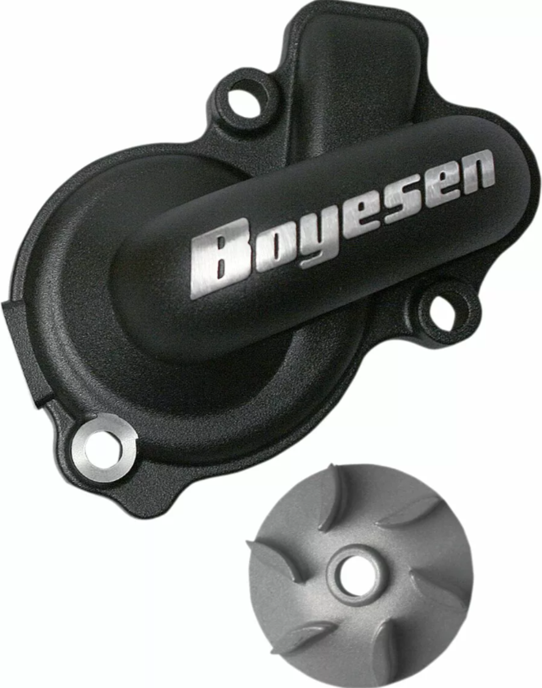 Комплект капак на водната помпа и работно колело BOYESEN COVER/IMP WATER PUMP Black