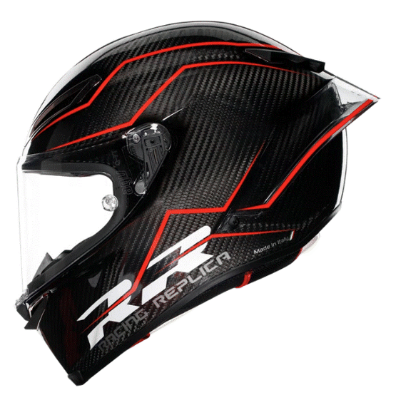 КАСКА AGV PISTA GP RR PERFORMANTE CARBON/RED