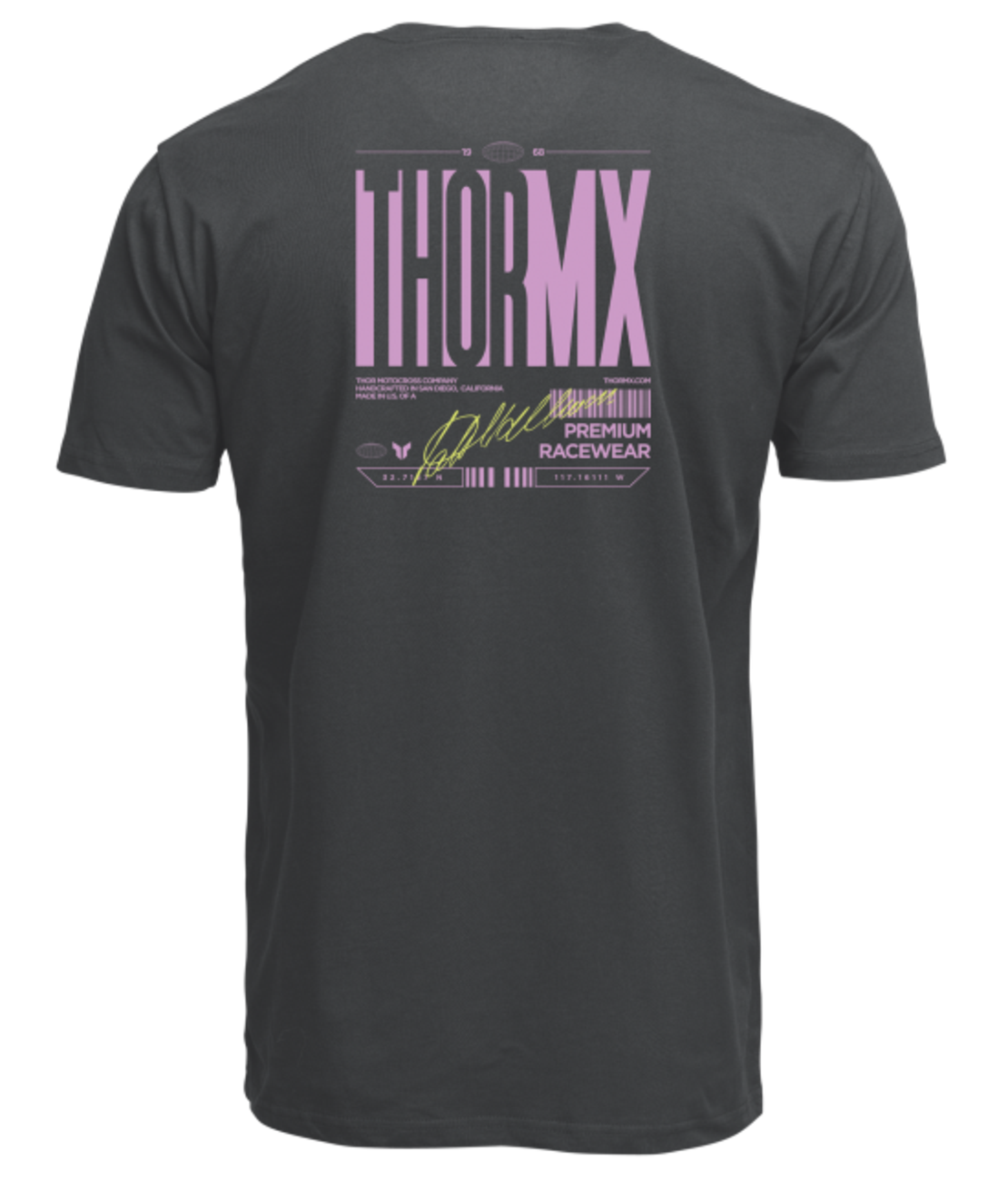 Мото тениска THOR SIGNATURE COAL