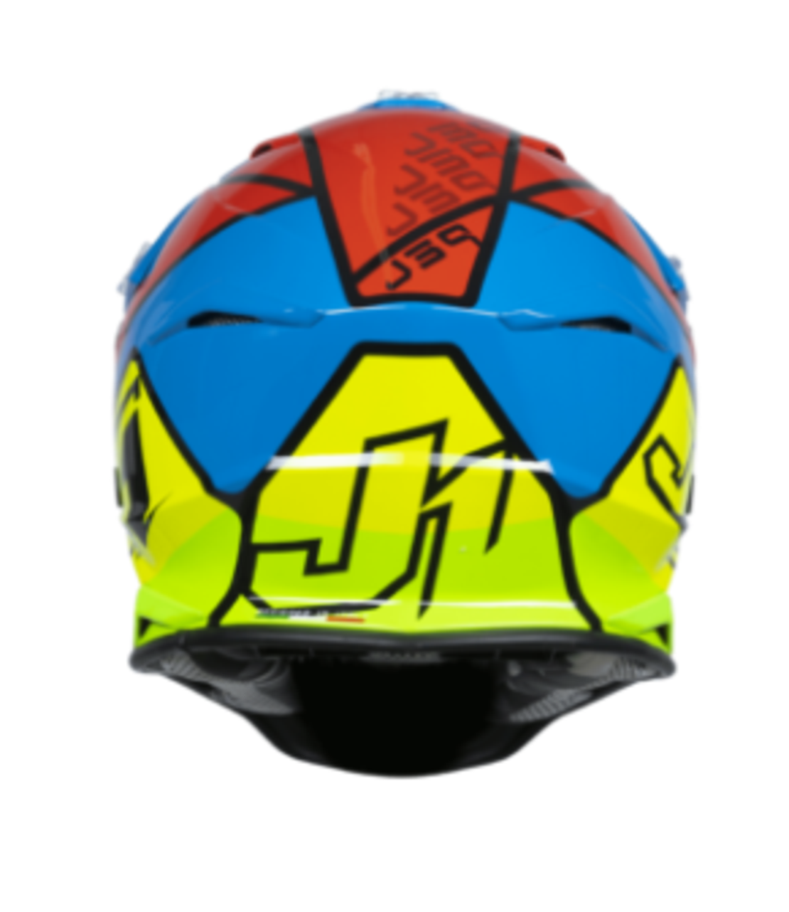 Mотокрос каска Just1 J-39 Thruster Fluo Yellow/Red/Blue