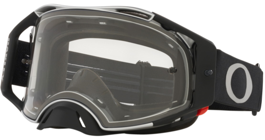 Мотокрос очила Oakley Airbrake MX Tuff Blocks black-gunmetal Clear