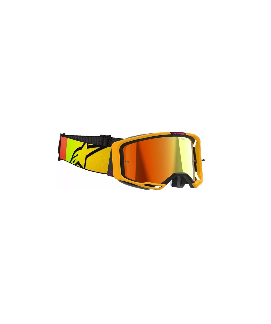 Мотокрос очила ALPINESTARS VISION 8 CORP YLW/PINK MIRROR-RED