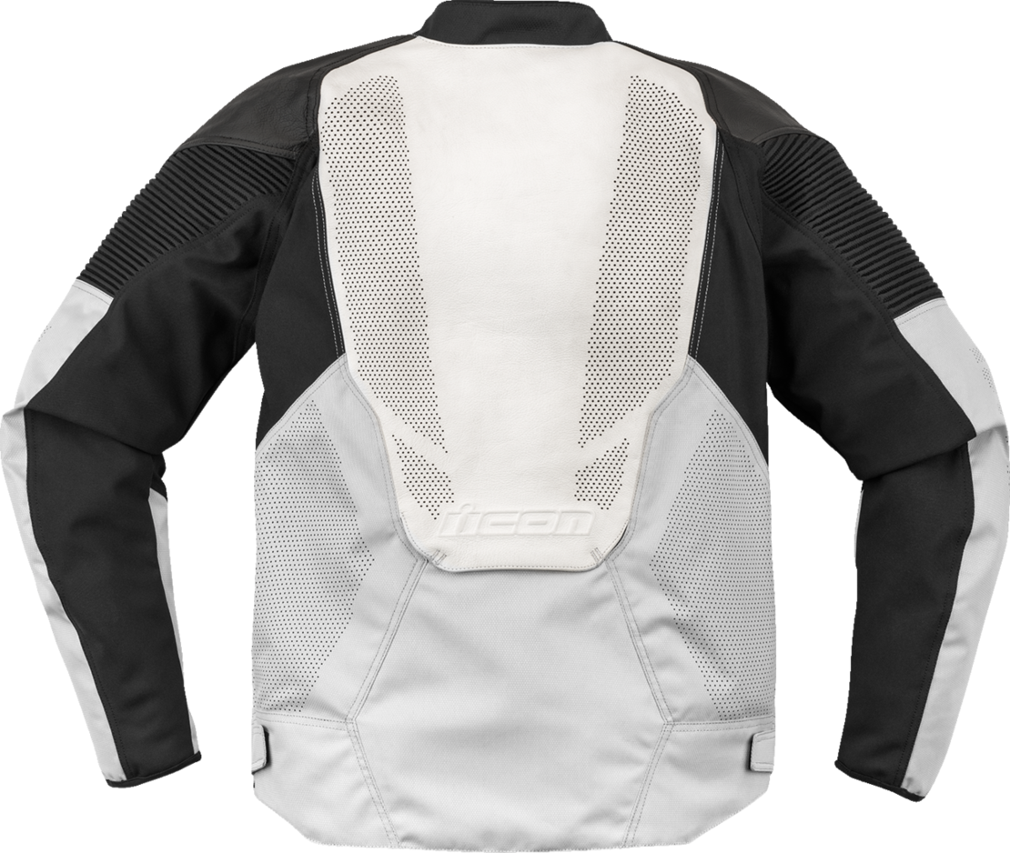 Кожено яке ICON Overlord3™ CE Leather WHITE