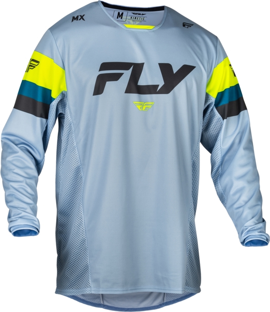 Мотокрос блуза FLY RACING Kinetic Prix- Ice Grey/Charcoal/Hi-Vis