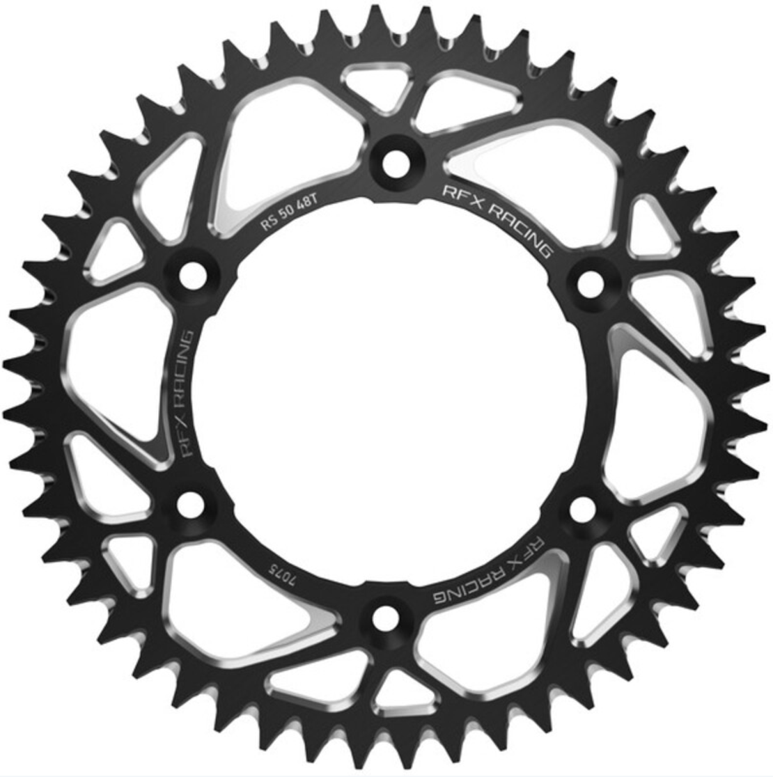 Заден пиньон RFX Pro Series Elite Black Aluminium Rear Sprocket RM-Z 250/450 - 520 48T