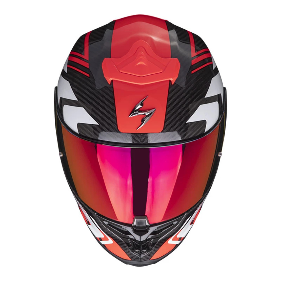 Каска Scorpion Exo R1 Evo Carbon Air Supra Black-Red