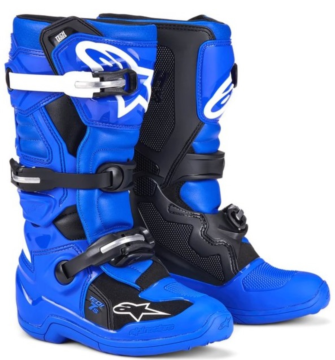 Детски мотокрос ботуши Alpinestars TECH Tech 7S BLUE/BLACK/WHITE