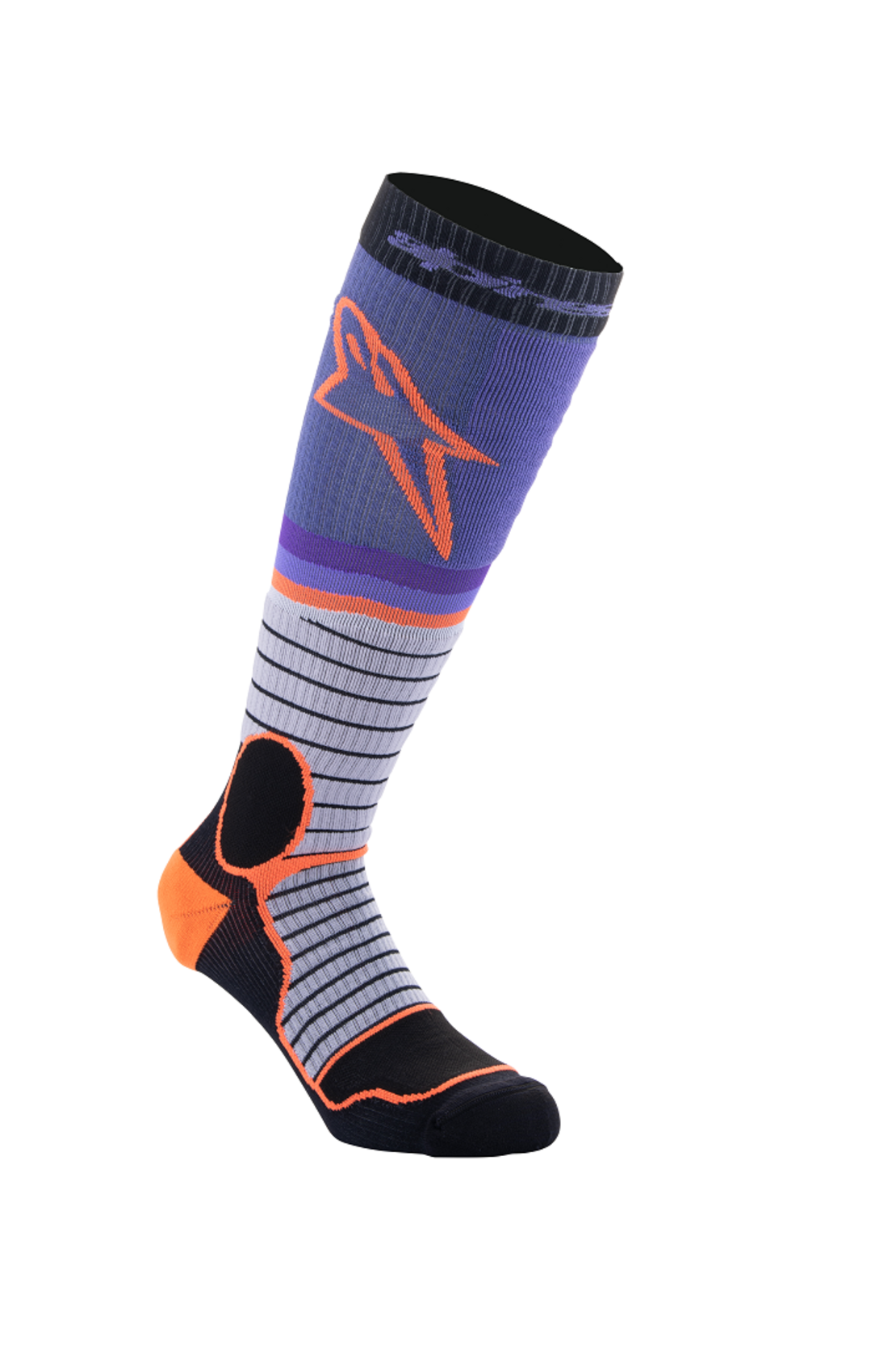 Мотокрос чорапи ALPINESTARS SOCK MX PRO PUR/BK/GY