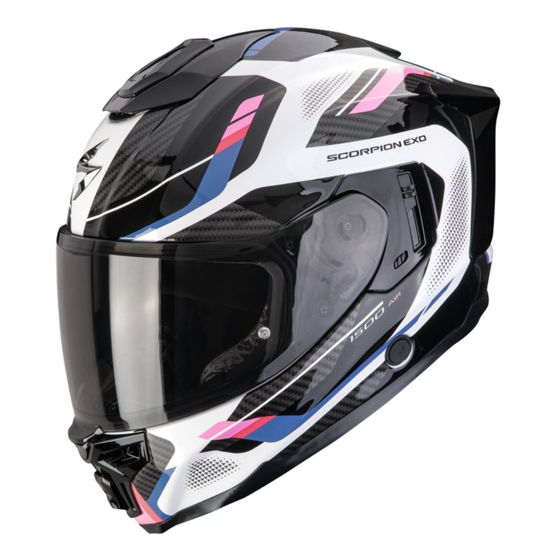 Каска SCORPION EXO-1500 AIR SLEEK white-Black-Pink