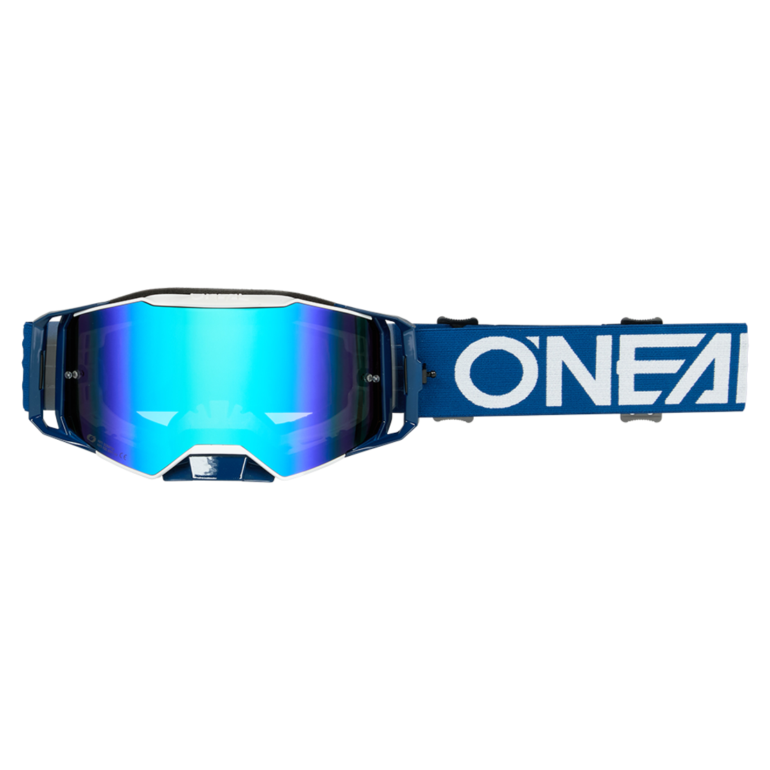 Мотокрос очила O'NEAL B-55 CRAM BLUE/WHITE - RADIUM BLUE