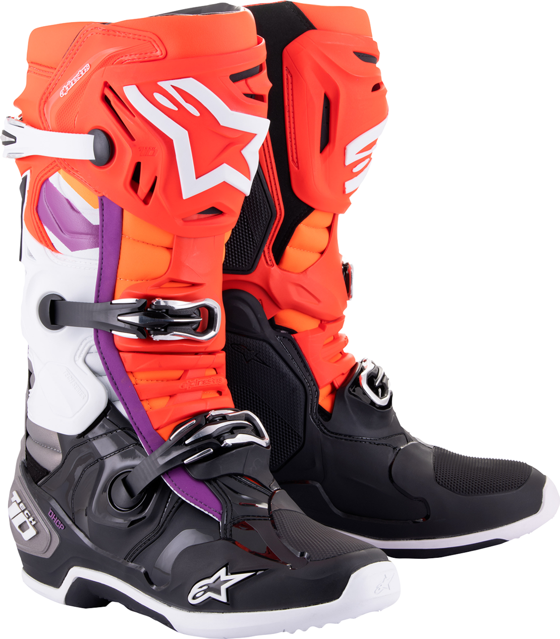 Мотокрос ботуши ALPINESTARS TECH 10 BK/RD/OR/WT