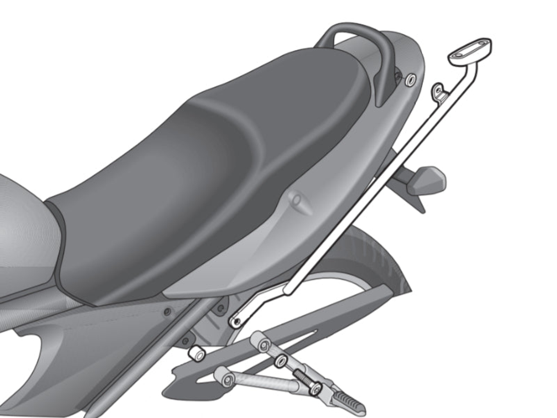 Монтажен комплект за куфари SHAD TOP MASTER SUZUKI BANDIT 650 '07-'09