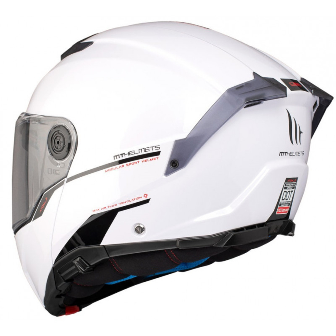 Отваряема каска MT ATOM 2 SV A0 WHITE