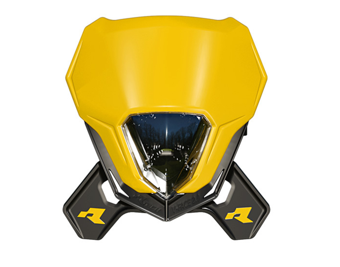 Фар RACETECH V-FACE 2.0 LED Headlight (Black/Yellow)