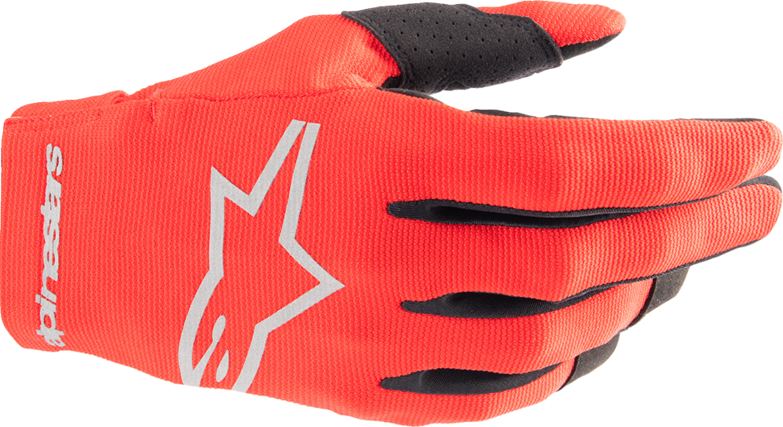 Мотокрос ръкавици ALPINESTARS RADAR 24 RED/SLV