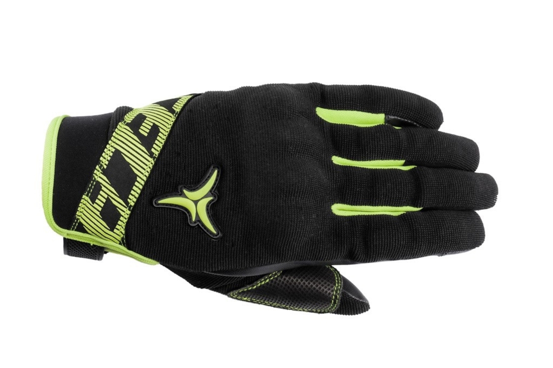 Текстилни ръкавици SECA X-STRETCH BLACK/FLUO