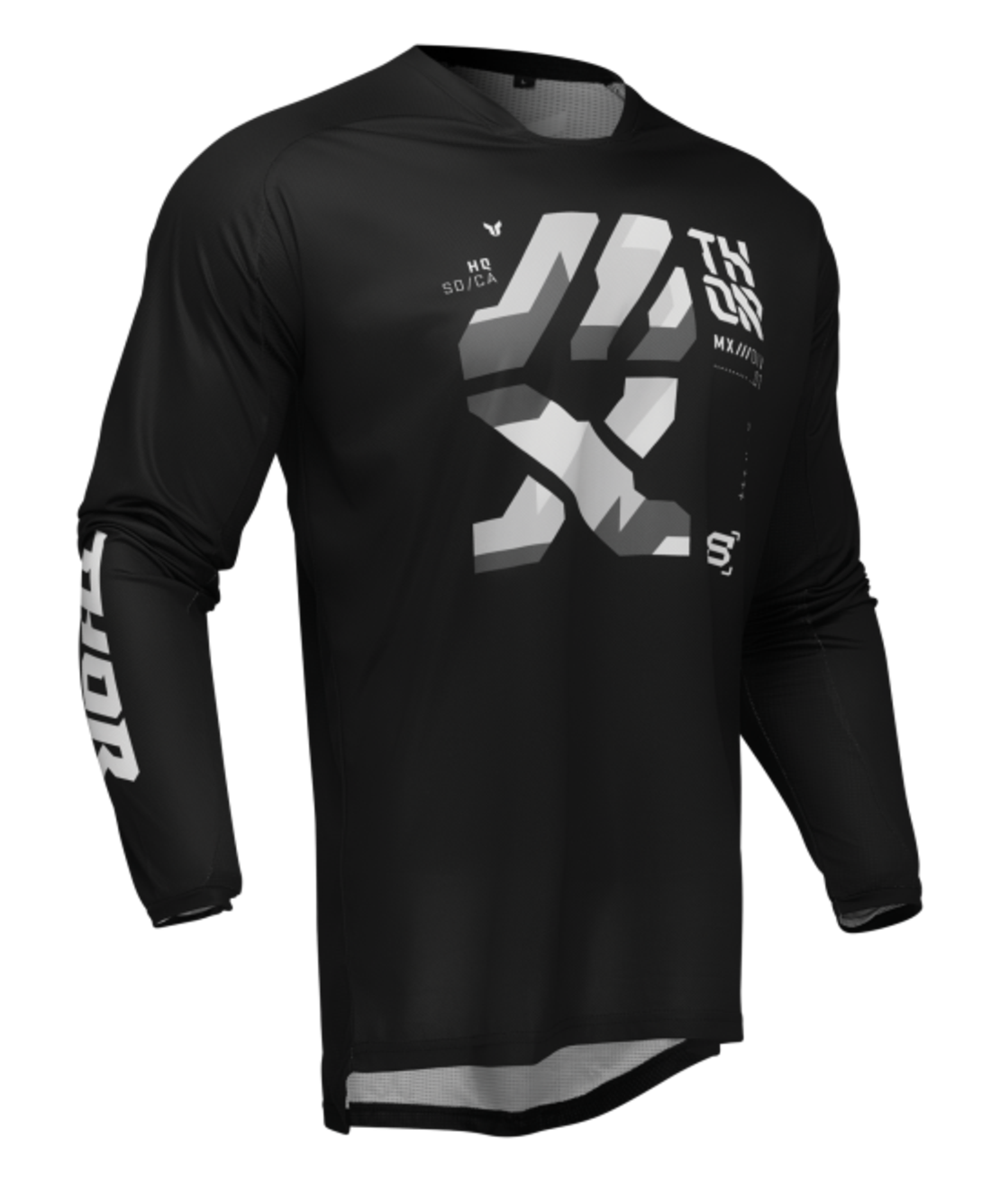 Мотокрос джърси THOR LAUNCHMODE BRAVE BLACK