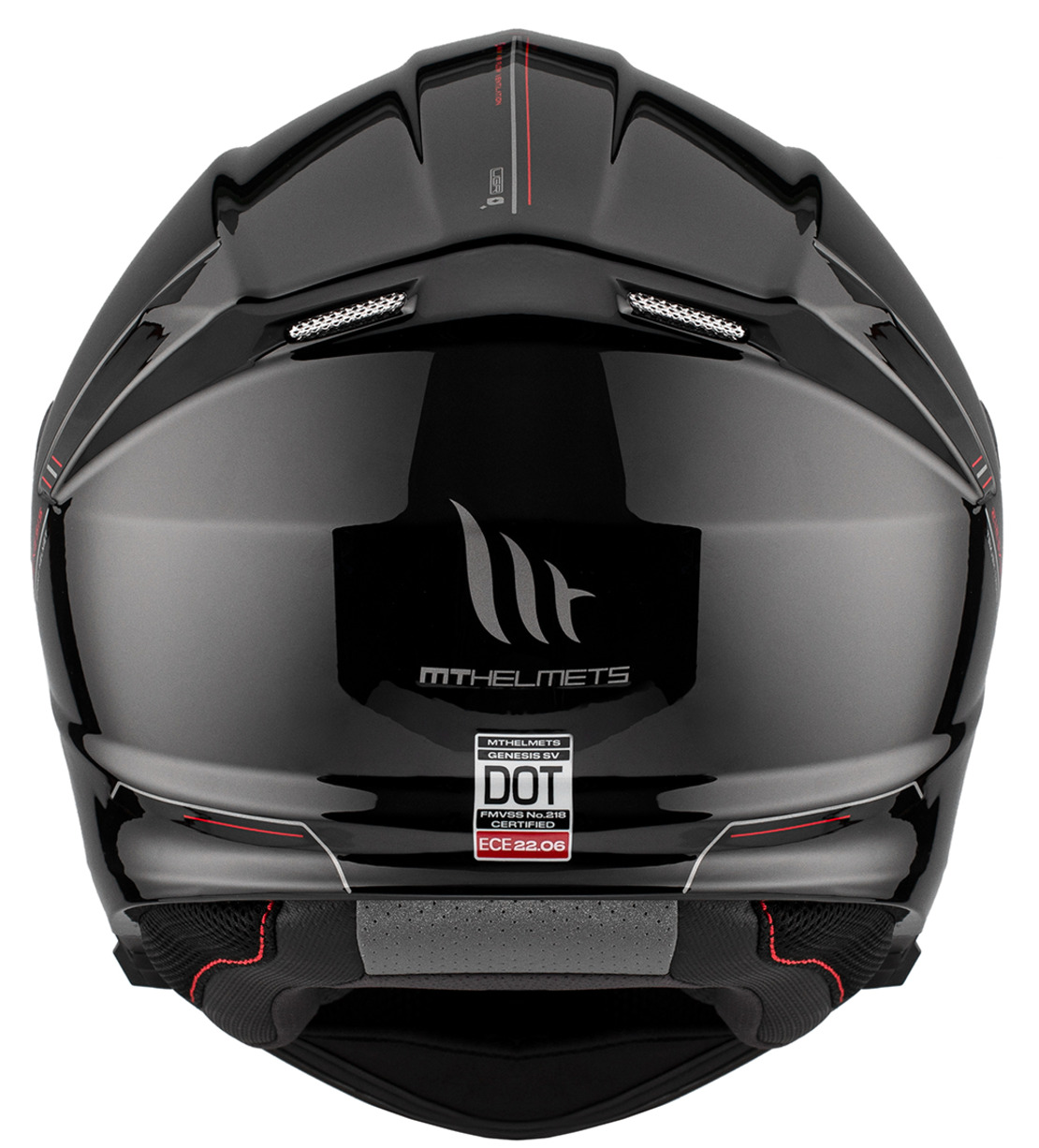 Отваряема каска MT GENESIS A1 GLOSS BLACK