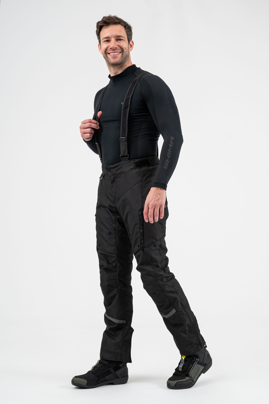 Текстилен мото панталон SHIMA RUNNER BLACK