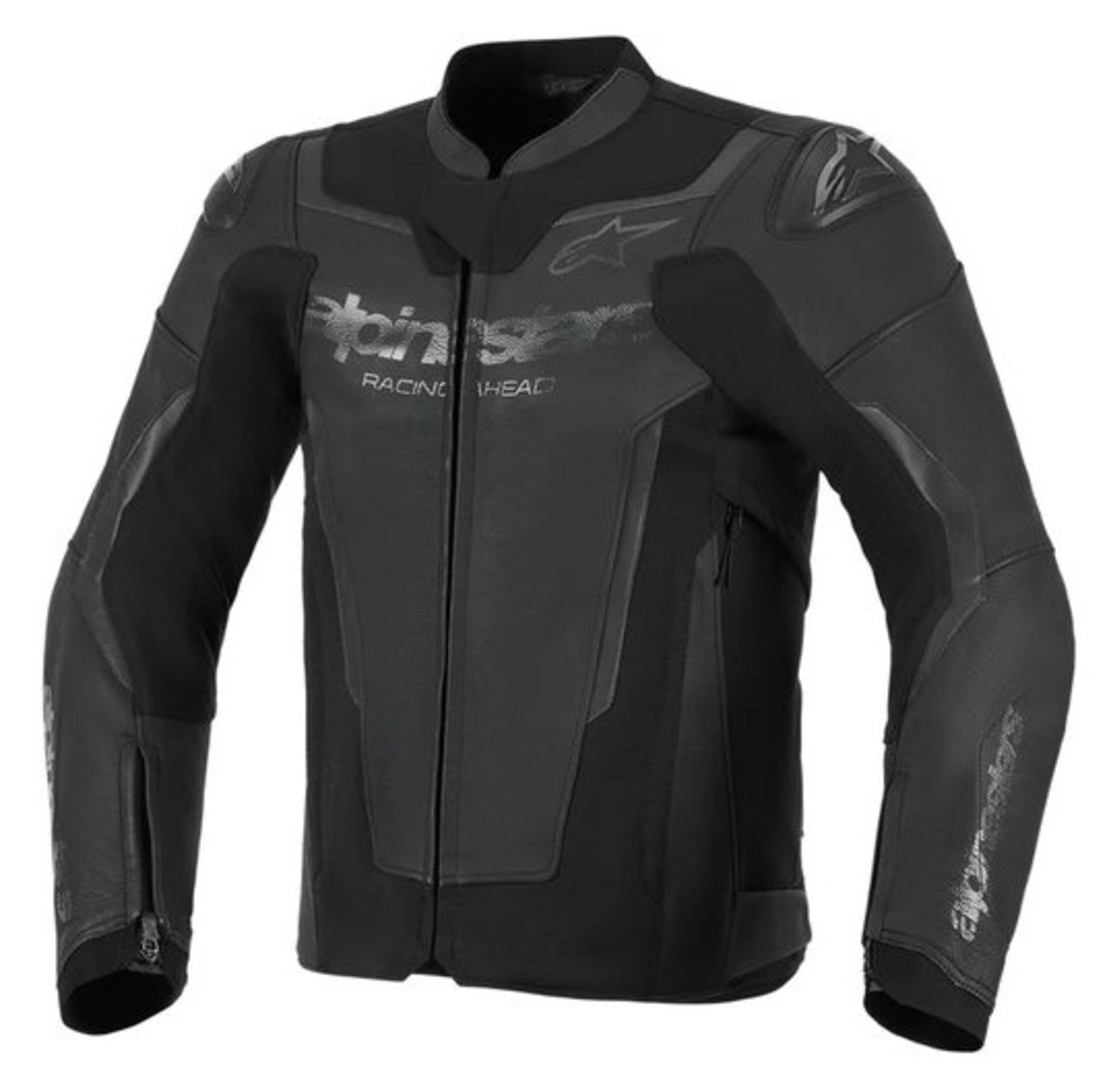 Кожено яке ALPINESTARS GP FORCE V2 BLACK/BLACK