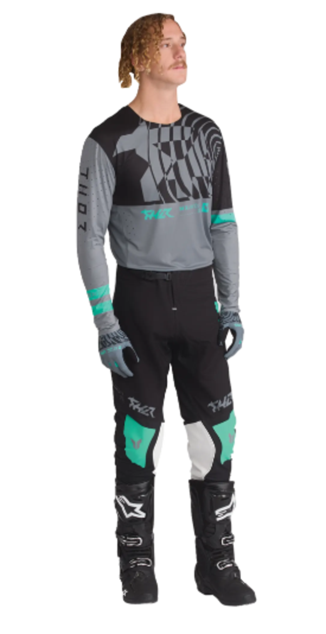 Мотокрос джърси THOR SPORTMODE MIND CTRL CH/BK