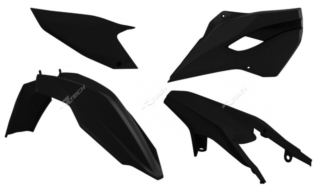 Комплект пластмаси RACETECH Plastic Kit Black Husqvarna TE/FE 2014