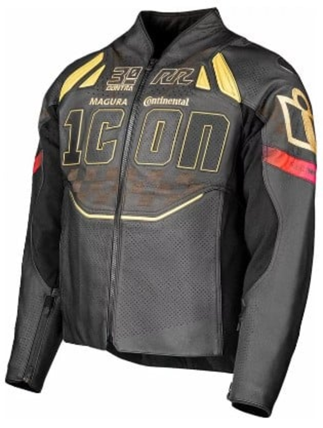 Кожено яке ICON Contra3™ RIZZ RIZZ BK