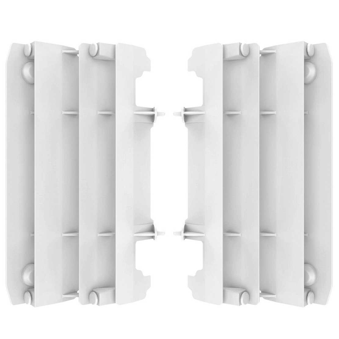 Преден предпазител за радиатор POLISPORT YAMAHA YZ125 / YZ250 (05-20)  WHITE