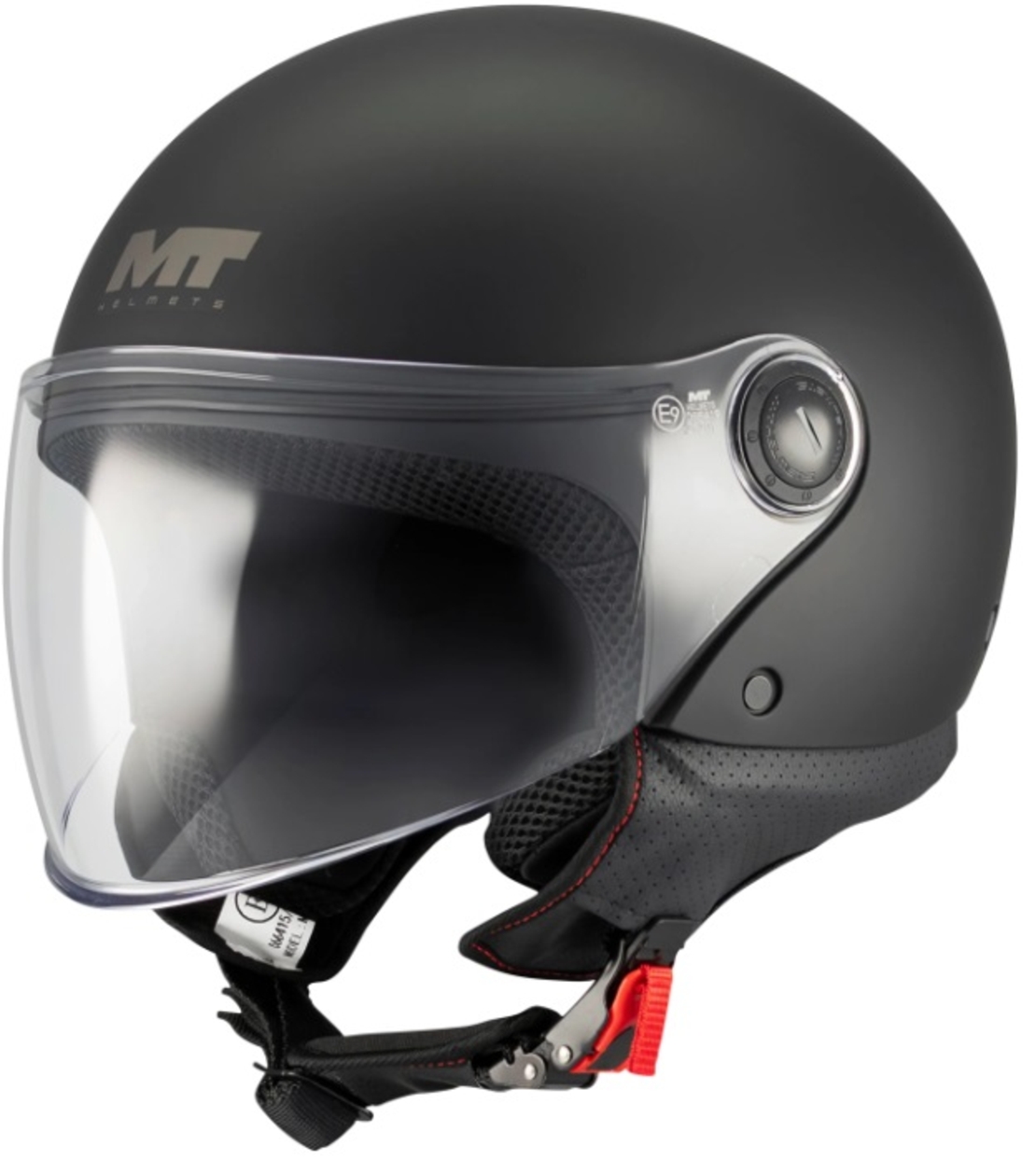 КАСКА ЗА СКУТЕР MT STREET S PURE A1 BLACK MATT