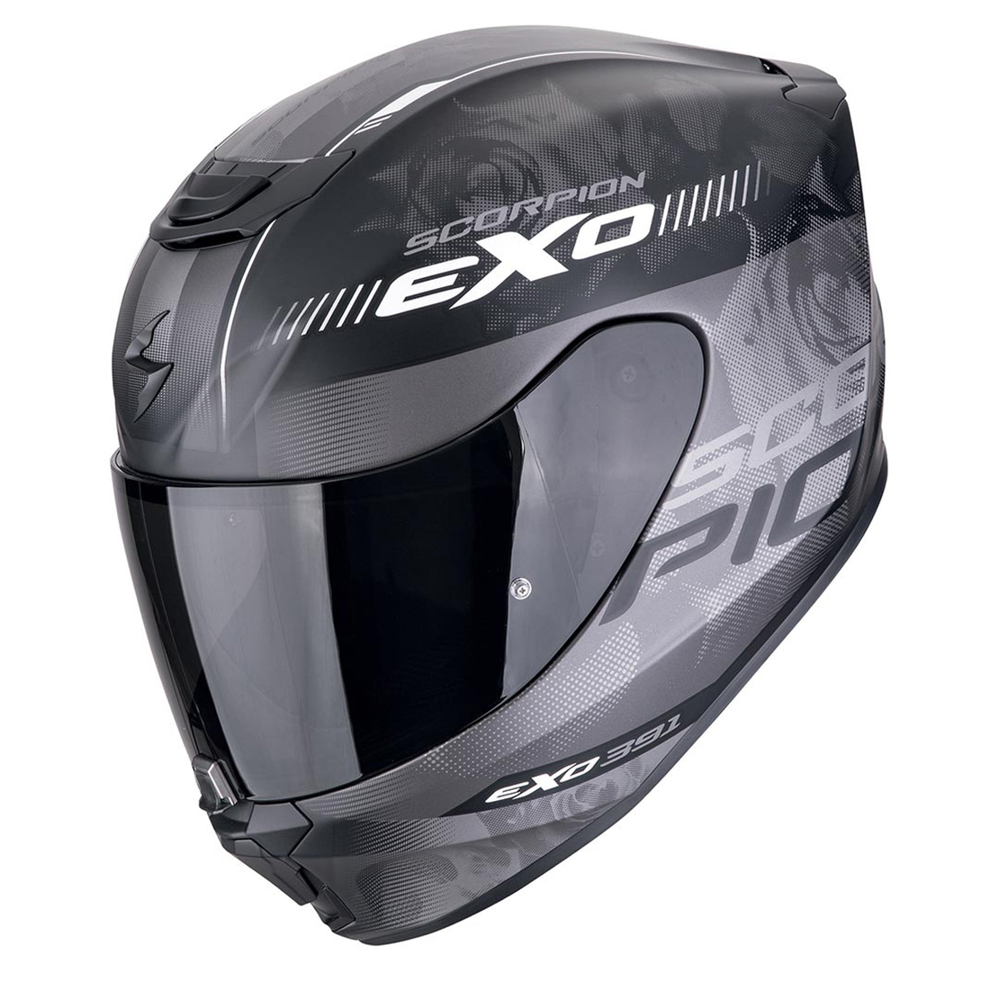 Каска SCORPION EXO 391 Ava Mat/Black/Silver